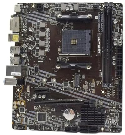 Scheda madre Fit For MSI A520M-A PRO supporta AMD Ryzen 9 5950X 7 5800X3D 5700X3D CPU A520 Chipset 2xDDR4 Memoria 64 GB Micro-ATX