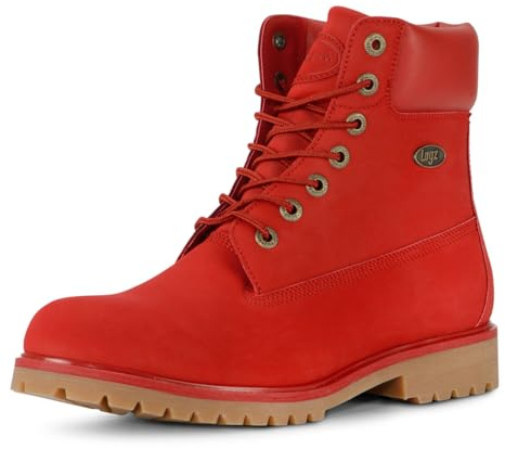 Lugz Convoy Classic 6-inch Chukka Boot, Stivali alla Moda Uomo, Mars Red Gum, 43 EU