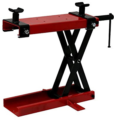 Oypla Heavy Duty 500kg Motorcycle Motor Bike Stand Scissor Lift Jack Workshop