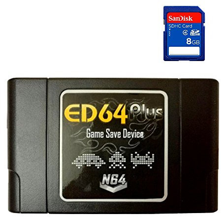 Everdrive N64 ED64 PLUS + Carte Sd 8go - NINTENDO 64 FLASH CART - PAL/NTSC