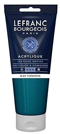 Lefranc Bourgeois Acrylique Fine Tube 200ml Bleu Turquoise