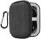 Geekria Shield Earbuds Case Compatible with JBL Tour Pro 3, Tune 120TWS, Wave Buds True Wireless Earbuds, Replacement Hard Shell Travel Carrying Bag with Carabiner Clip (Dark Grey)