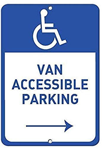 Lotusworld - Cartello di Avvertimento con Freccia Destra per parcheggio, 20 x 30 cm