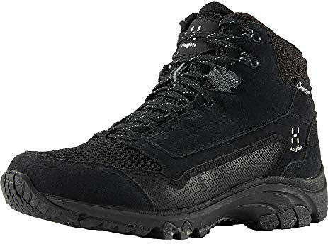 Haglöfs Wanderschuhe Herren Skuta Mid Proof Eco wasserdicht, dämpfend, Abriebfest True Black 9 43 1/3