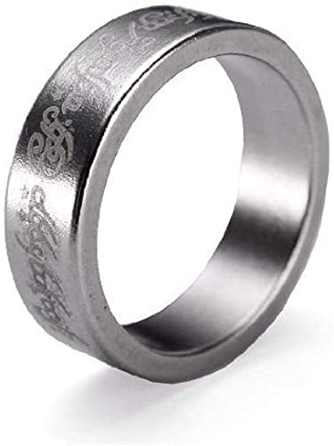 VIHEEVA Magische Requisiten: Magischer starker Magnetring für professionelle Zauberer-Requisiten, Bühnenzaubertricks, Zauberringe, Zubehör (Silber mit Buchstabe, 20 mm)
