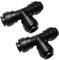 John Guest Raccordo a T uguale a pressione da 12 mm, confezione da 2