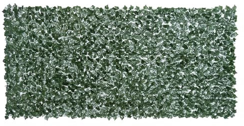 Outsunny Seto Artificial Ocultación Jardín en Rollo 3x1,5 m Pantalla de Valla de Privacidad de Hiedra Artificial para Terraza Balcón Exterior Decoración de Hojas Verde