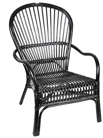 Fornord Rattan-Sessel, Schwarz