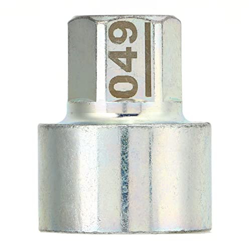 Juego de Llaves de Tuercas Antirrobo, Fydun Neumático Rueda Bloqueo Antirrobo Tornillo Orejeta Tuerca Perno Piezas de Automóvil para 1 3 5 6 7 Serie X1 X2 X3 X4 X5 X6 Z4(049)