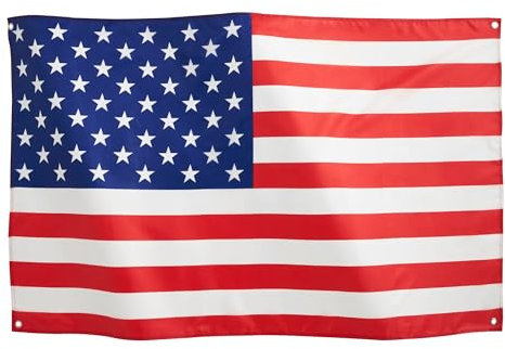 Runesol Amerika, USA Flagge 3x5, 91x152cm, Vereinigte Staaten, 4 Ösen, Tag der konföderierten Helden, Messing Öse In Jeder Ecke, Feiern Sie Amerikanische, Rot, Weiß, Unabhängigkeitstag von Texas