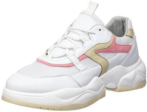 HIP Shoe Style for Women Damen HIP Donna D1809 Sneaker, White Light Blue, 41 EU