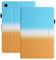 LSPCASA Coque Lenovo Tab M10 Plus 3rd Gen Étui De Protection en Cuir PU Dégradé De Couleur avec Fonction De Réveil/Veille Automatique Housse Lenovo Tab M10 Plus 10.6 Bleu orangé