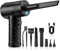 Souffleur Air Comprimé, 3 vitesses 110000 tr/min Dépoussiérant Puissants Électrique, Plumeau à air électrique avec Batterie 7600mAh, Bombe Air Comprimé Nettoyage, Remplacement pour Bombe Air Sec