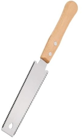 Handsäge Kleiner Zug Japanischer Stil 6 Zoll Doppelkante Zugsäge Ryoba SK5 Flexible Klinge 14/17 TPI Bündiger Schnitt Buchengriff Holzsäge Handsäge für Holzbearbeitungswerkzeuge