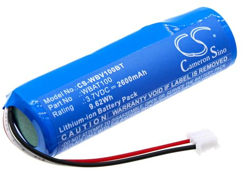 TCTK Akku 2600mAh Kompatibel mit [Videofied] W Panel Wireless Alarm System, W Panels Ersetzt WBAT100