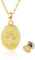 YAFEINI Tree of Life Locket Necklace 925 Sterling Silver Plated Gold Locket Necklace Family Tree of Life Locket Necklace that Holds Pictures for Women Jewellery (gold)