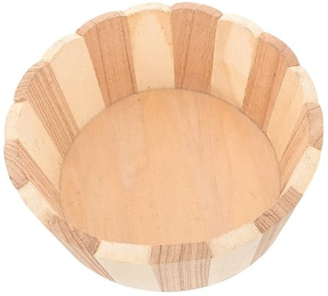 BESPORTBLE Maceta De Madera Retro para Plantas Suculentas Jardín Interior y Exterior Decoración Rústica para Hogar y Oficina