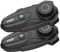 XGP X10 Mesh 10 Personen Motorrad Bluetooth Headset V5.3, 3000m Motorradhelm Bluetooth intercom mit Audio-Multitasking/Musik Sharing, Motorrad intercom für Ski, mit GPS/Navigation, Doppelpack