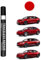 TOPABYTE Ausbesserungslackstift für Tesla Model Y/3/X/S Karosserielack-Reparaturset, zum Löschen von Kratzern im Auto, Reparaturstift Ausbesserungslacke (Red Multi-coat)-PPMR