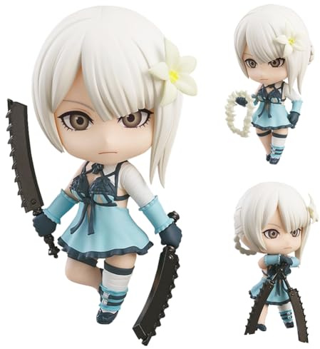 Kaine Figurines anime Jeu Kaine Anime Figurine d'action avec accessoires et articulations mobiles Statue 10 cm en PVC Modèle de collection Décoration de bureau