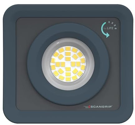 Scangrip NOVA MINI for Life, tragbare LED-Inspektionslampe, wiederaufladbar über USB-C, zuverlässig und Wasser- und staubgeschützt, bis zu 1000 Lumen