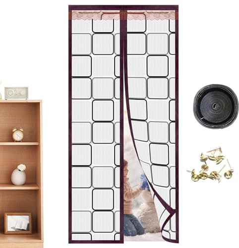 Écran de porte transparent, isolé, avec aimant, pour porte magnétique, isolé