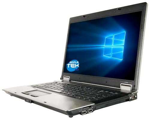 SIMPLETEK - Notebook 6730B 15 | SSD 120GB | 3GB RAM | DVD-RW | Grabadora de CD | Puerto serie RS232 (reacondicionado)