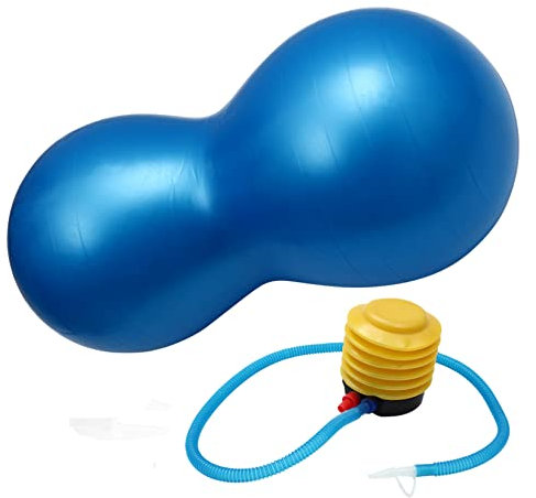 BESPORTBLE PVC Yoga Peanut Ball Mit Pumpe Verstärktes Fitnessgerät Für Yoga Massage Und Gleichgewichtstraining Für Altersgruppen