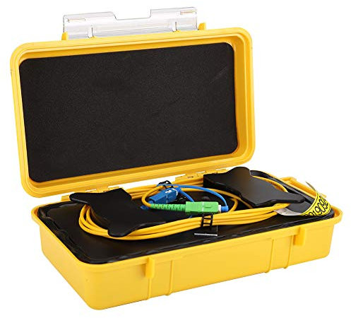 FTVOGUE OTDR Start Cable Box with Fiber Ring SC/UPC-SC/SM 1 Km, ≤ 0.5 DBm/km, Simple Memory for OTDR Expansion, Test