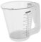 Hemobllo Balance à tasse à mesurer électronique verre doseur de cuisine tasse de pesée de cuisine balance alimentaire outil de mesure électronique grand verre doseur abdos blanche