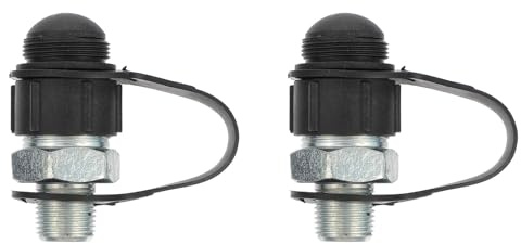 CALLARON Raccordo Idraulico Rapido Zg3/8 Connettore per Olio 2 Pezzi Adattatore Maschio Montaggio Rapido per Tubi Flessibili Uso Industriale