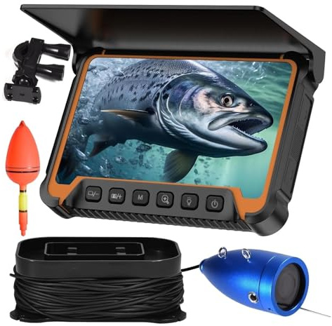 WAFOHSR Underwater Fishing Camera 7 IPS Monitor Infrared Night Vision 30M Cable Fish Finder Waterproof Ice Lake Boat High Definition Imaging
