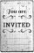 Vintage StempelYou are Invited - Stempel zum Gestalten von individuellen Einladungskarten