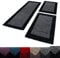 Unbekannt Shaggy Hochflor Teppich Carpet 3TLG Bettumrandung Läufer Set Schlafzimmer Flur, Farbe:Anthrazit, Bettset:2x80x150+1x100x200