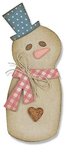 Bigz Stanzschablone - Schneemann von Samantha Barnett