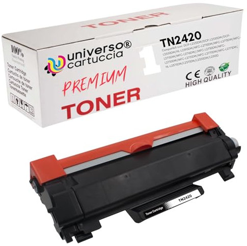 universo cartuccia® Kompatibler Toner TN2420 Ersatz für Brother HL-L2310D/L2350DN/L2375DW, DCP-L2510D/L2530DW/L2550DN,MFC-L2710DN/L2730DW/ L2750DW DA 3.000 COPIE