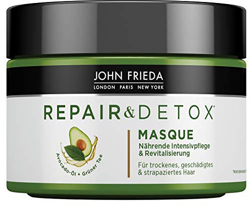John Frieda Repair & Detox* Maske/Kur - Mit Avocado-Öl Und Grüntee, 2er Pack (2 X 250 Ml) 25486