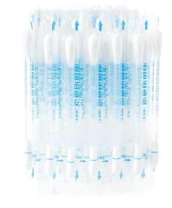 ZOUCY 50 Stück Einweg-medizinische Alkohol Stick Desinfiziert Wattestäbchen Care Tool Aid Kit