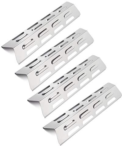 LOKHING 92071 Placa de Calor Barbacoa de Gas Piezas de Repuesto para Select Gas Grill Models by Kenmore, Master Forge, Flame Y Otros Parrilla Barbacoa Acero Inoxidable BBQ Reemplazo (4-Pack)