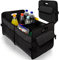 Oramics Kofferraum Organizer - 58 x 35 x 31 cm (LxBxH) - Aufbewahrungskorb, Einkaufskorb - Faltbare Autotasche, Kofferraumtasche in schwarz, zum Einkaufen und als Aufbewahrungsbox (1 Stück)