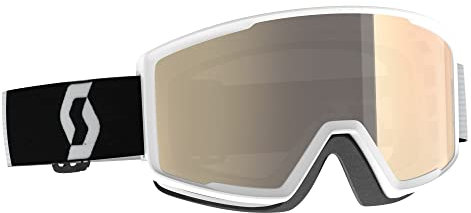 Scott Factor Pro Light Sensitive Goggle Braun, Skibrille, Größe One Size - Farbe Team White - Black - Light Sensitive Br