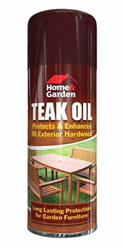 YSAMAX 400 ML Teak Oil Spray Bottle Natural Wood Varnish for Furniture Hardwood Decking Long Lasting Protection (Pack of 1)