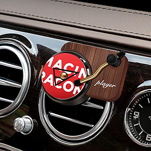 sadfd Auto Duft Diffusor Air Vent, Auto Lufterfrischer Vent Clip, Plattenspieler Design Auto Lufterfrischer Vent Clip, Auto Interior Decor Zubehör