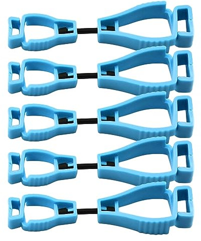 DONGKER 5 clips para guantes, clips de cinturón para guantes de trabajo, tienda de bricolaje, jardín, trabajo
