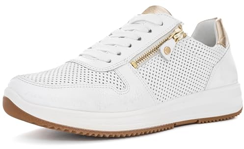 ARA Damen Sneaker Osaka blau, weiß. Flame