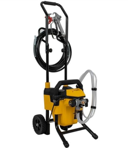 VITO professionelles Airless Farbsprühsystem auf Rädern 850W max. 227bar - Extra Langer 7,5m Sprühschlauch, Durchflussmenge 1,1L/min, Malersystem Farbsprühpistole - Airless Farbsprühgerät - VIMPA850