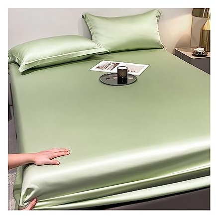 Extra Weiches Verstellbares Spannbettlaken Silk Touch Spannbetttücher 100% Tencel Lyocell Bis 25 cm Matratzenhöhe Bettlaken Atmungsaktiv (Color : O, Size : Twin-XL)