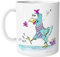 Tasse Kaffeetasse mit Huhn Henne Hühnchen - personalisierbar - Keramiktasse Hühnertasse Ostertasse Kindertasse - Geschenk zu Ostern - zAcheR-fineT