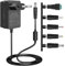 DC 9V 2A Netzteil für Crosley Plattenspieler Netzkabel, AC110-240V auf 9Volt Transformator Ladegerät für 9Vdc Arduino UNO R3, Schwinn Bike, Plattenspieler Küchenwaage.