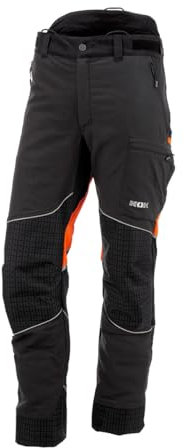 KOX Schnittschutzhose Performance Anthrazit/Orange Gr. 48